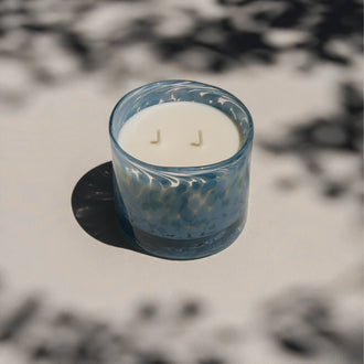Sea Salt & Moss Candle, Speckled Glass 10 oz