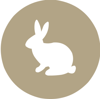 no animal <br>
testing