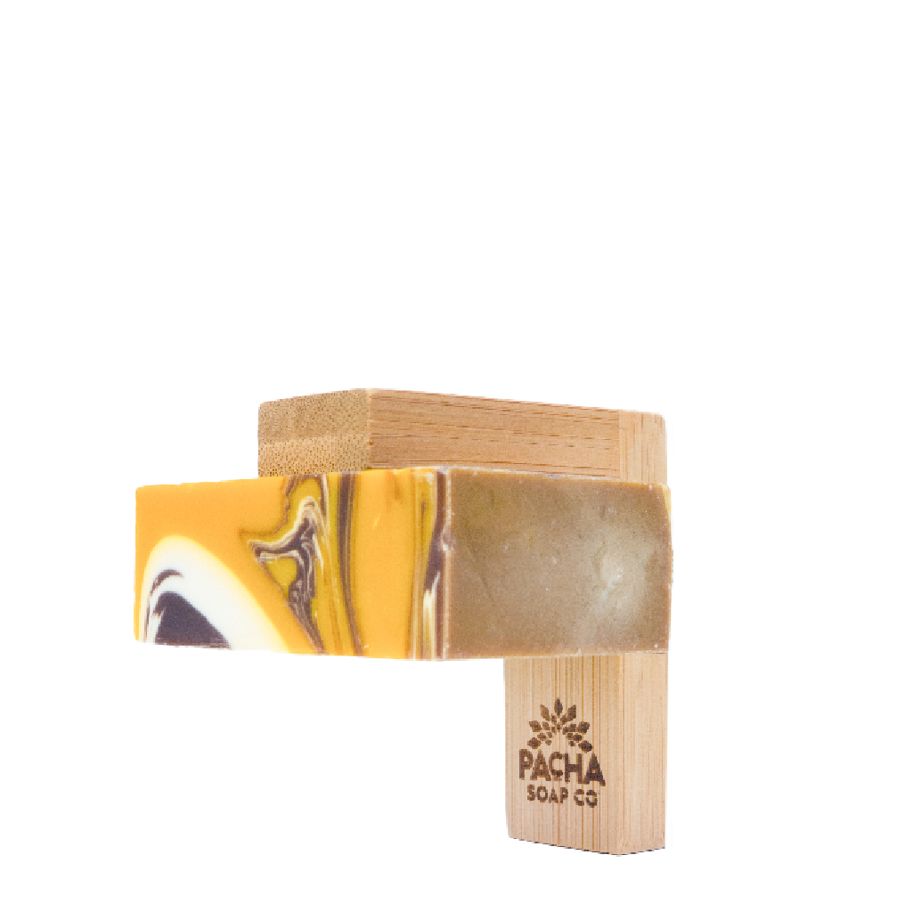 Bamboo Magnetic Soap Holder