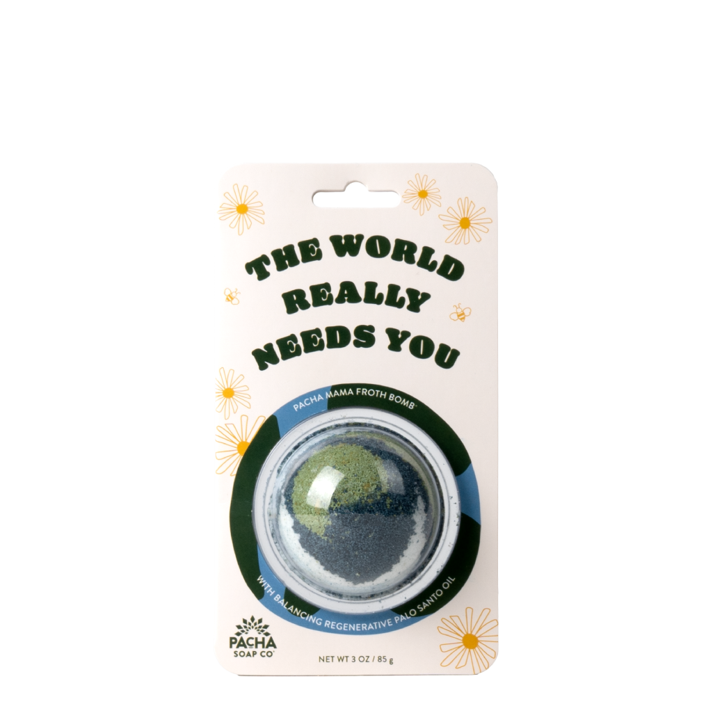 World Needs You Froth Bomb Card