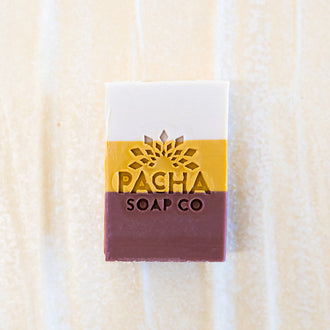 Shot of Frankincense Myrrh bar soap